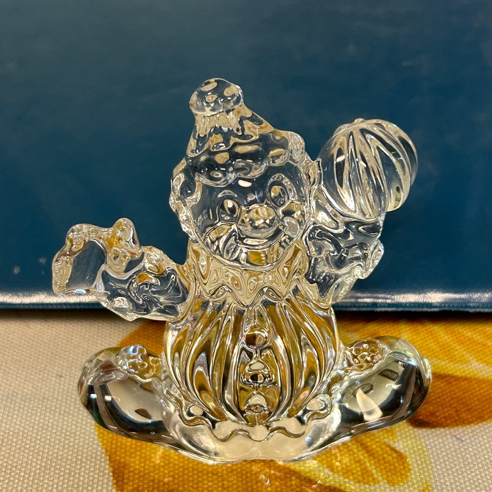 Vintage Princess House 24% lead Crystal Rocking Clown NWT No Box